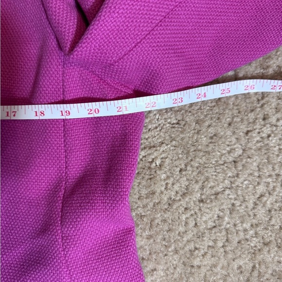 Lands' End Women’s Vibrant Pink Two Button Classic Blazer Size 18 - Picture 8 of 12